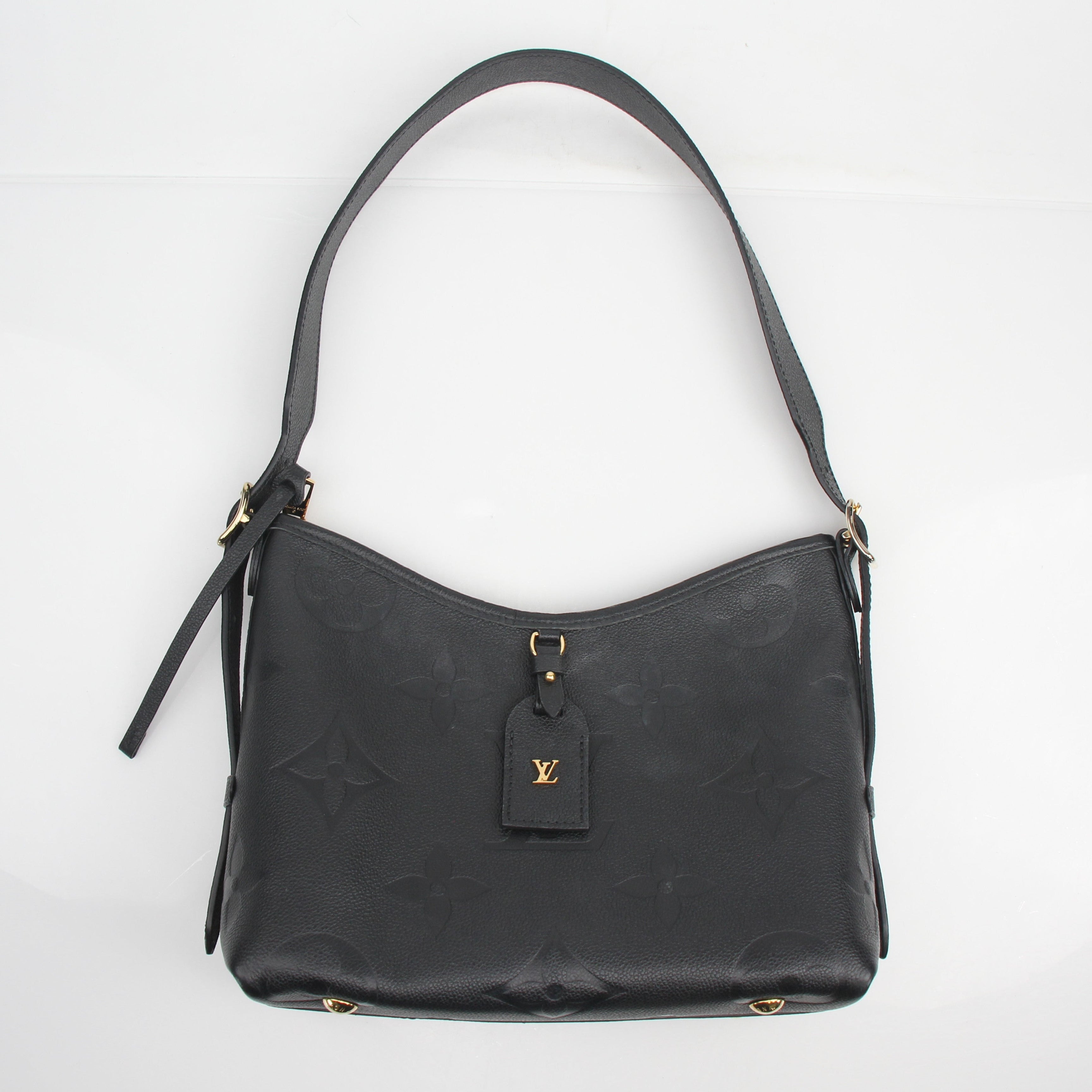 Louis Vuitton Black CarryAll PM Shoulder Bag