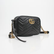 Gucci Mini GG Marmont Chain Shoulder Bag