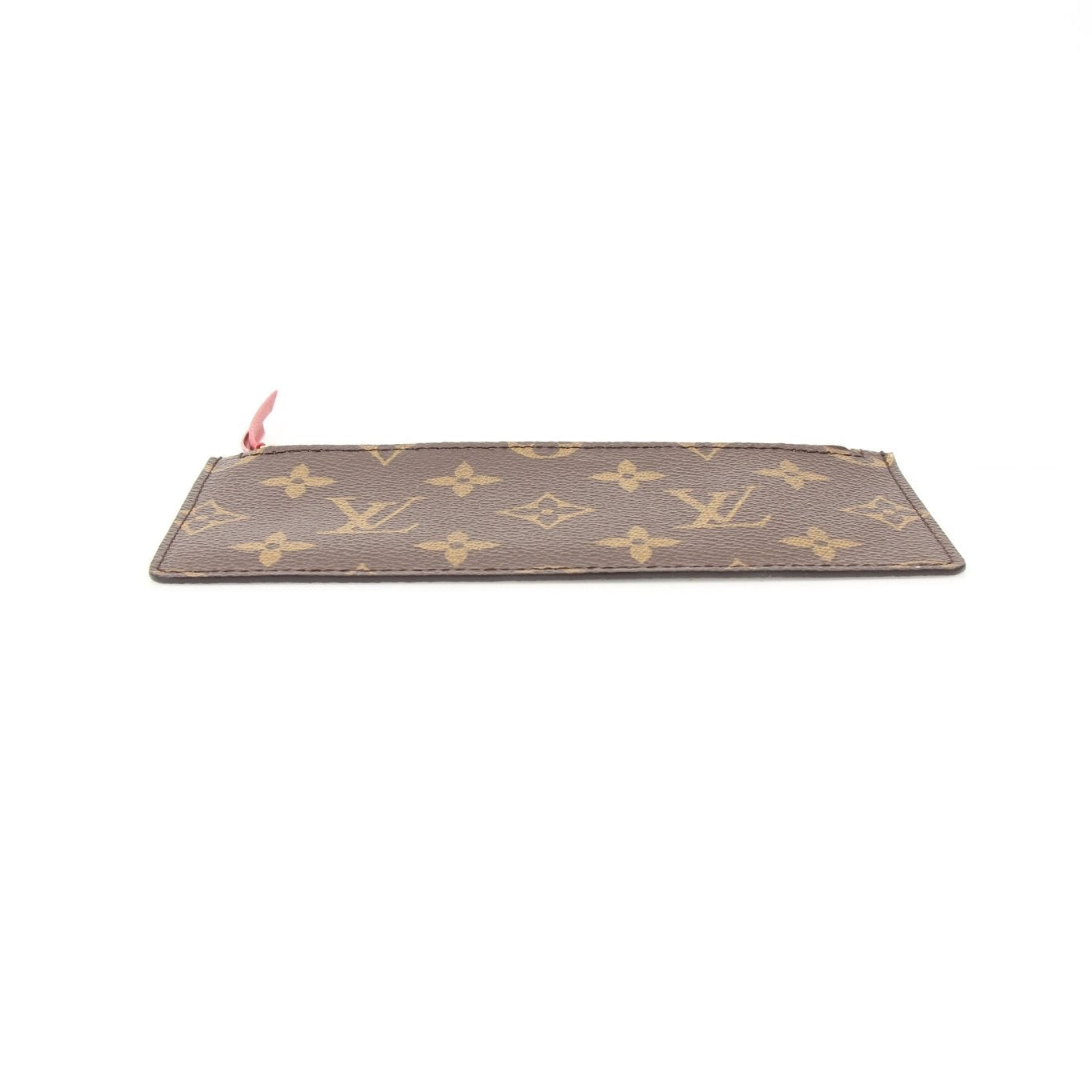 Louis Vuitton Félicie Pochette Insert Wallet by Gold & Beyond, showcasing a compact leather wallet with gold accents and multiple card slots.