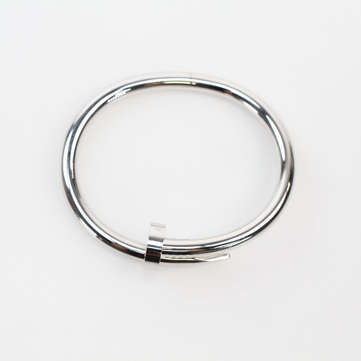 Cartier Juste un Clou large model 18K white gold bracelet by Gold & Beyond