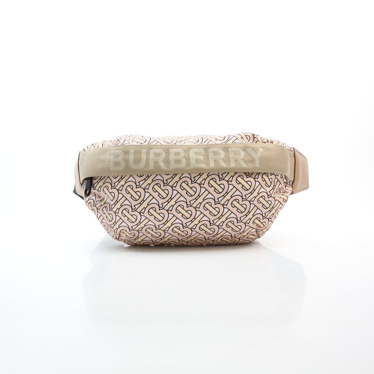 Burberry Archive Beige TB Monogram Nylon Sonny belt bag handbag in a compact crossbody design