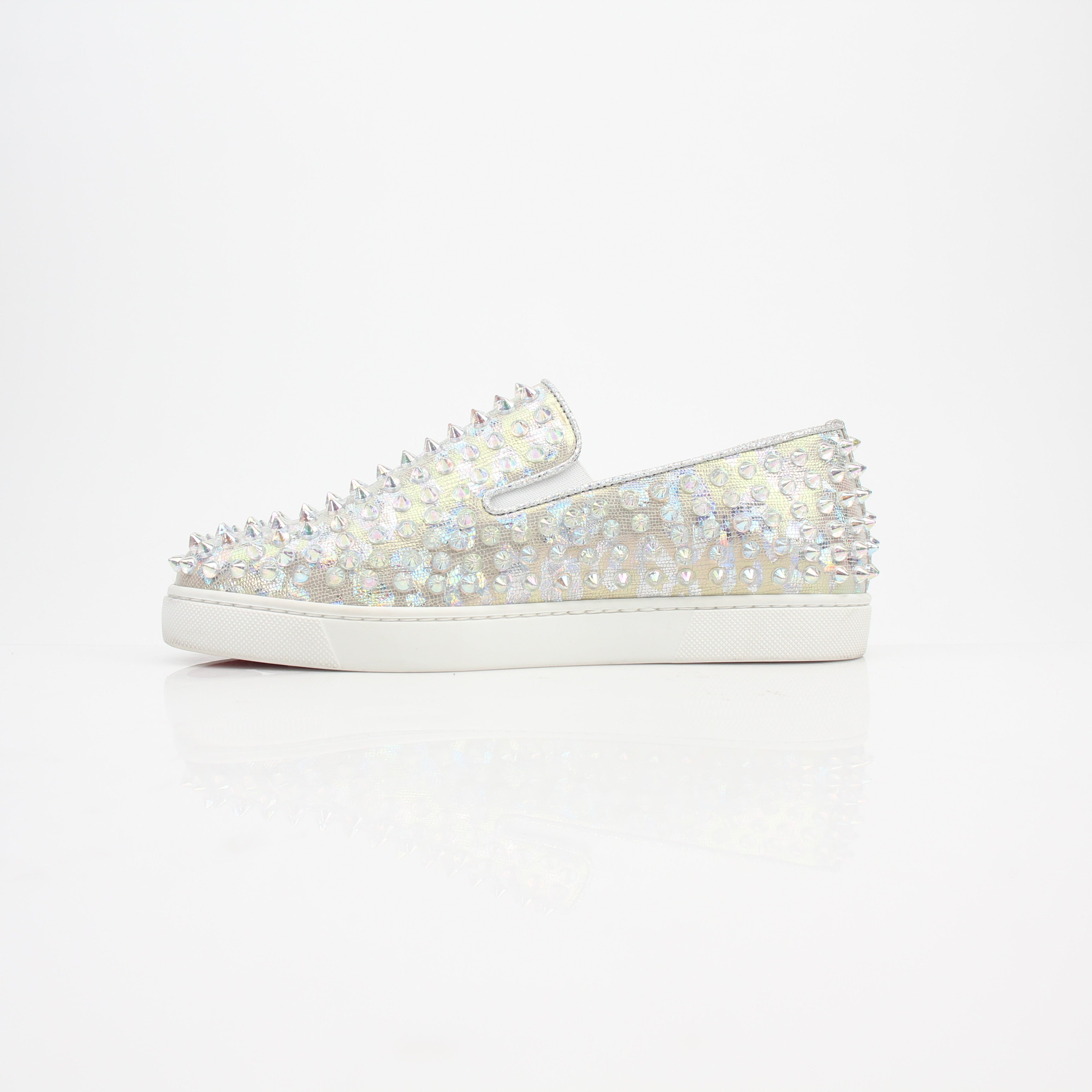 Christian Louboutin Spikes Roller Boat Flat Sneakers