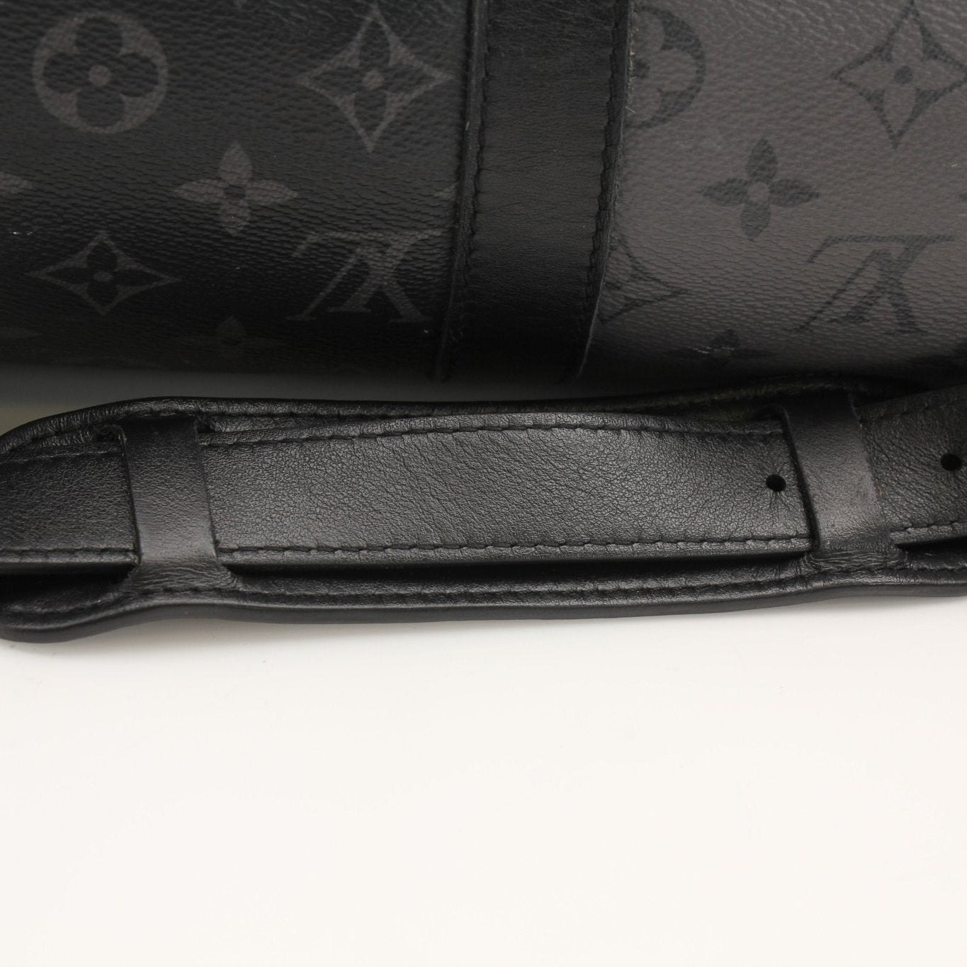 Louis Vuitton Keepall 50 Bandoulière travel bag by Gold & Beyond, showing the signature monogram canvas and leather accents.