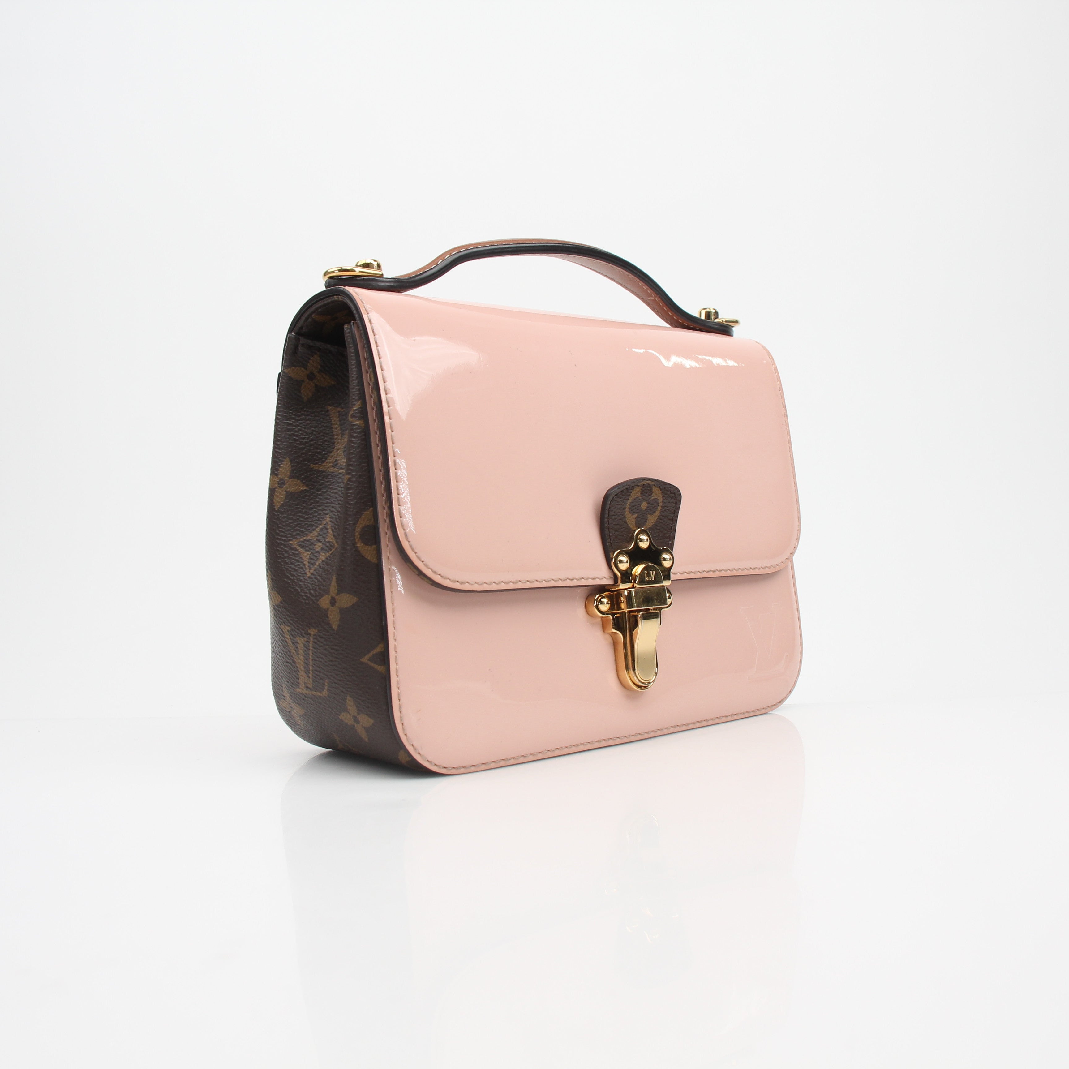 Louis Vuitton Cherrywood Ballerine Monogram Vernis Handbag
