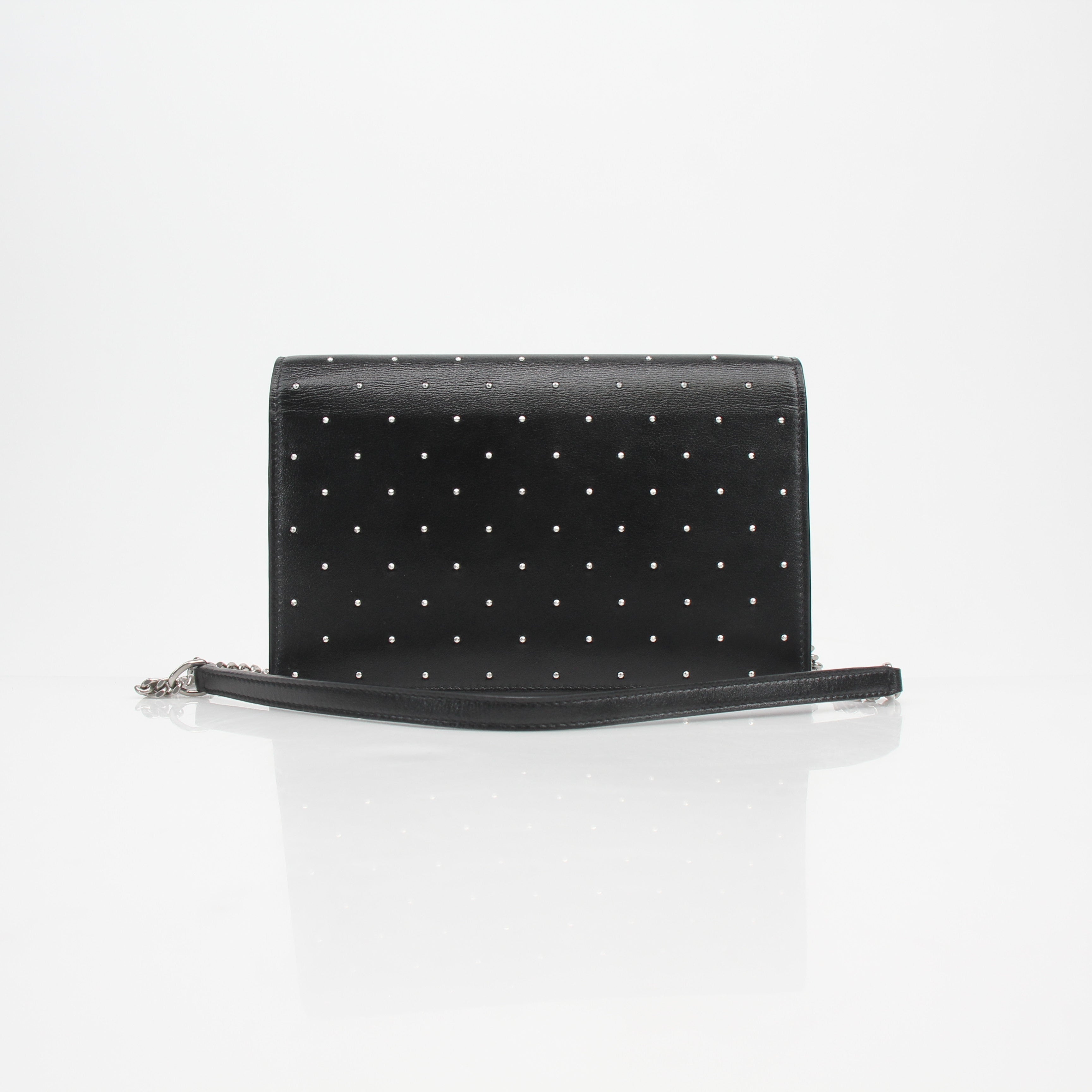 Saint Laurent Small Kate Tassel Studded Leather Crossbody Bag