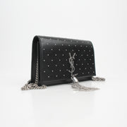 Saint Laurent Small Kate Tassel Studded Leather Crossbody Bag