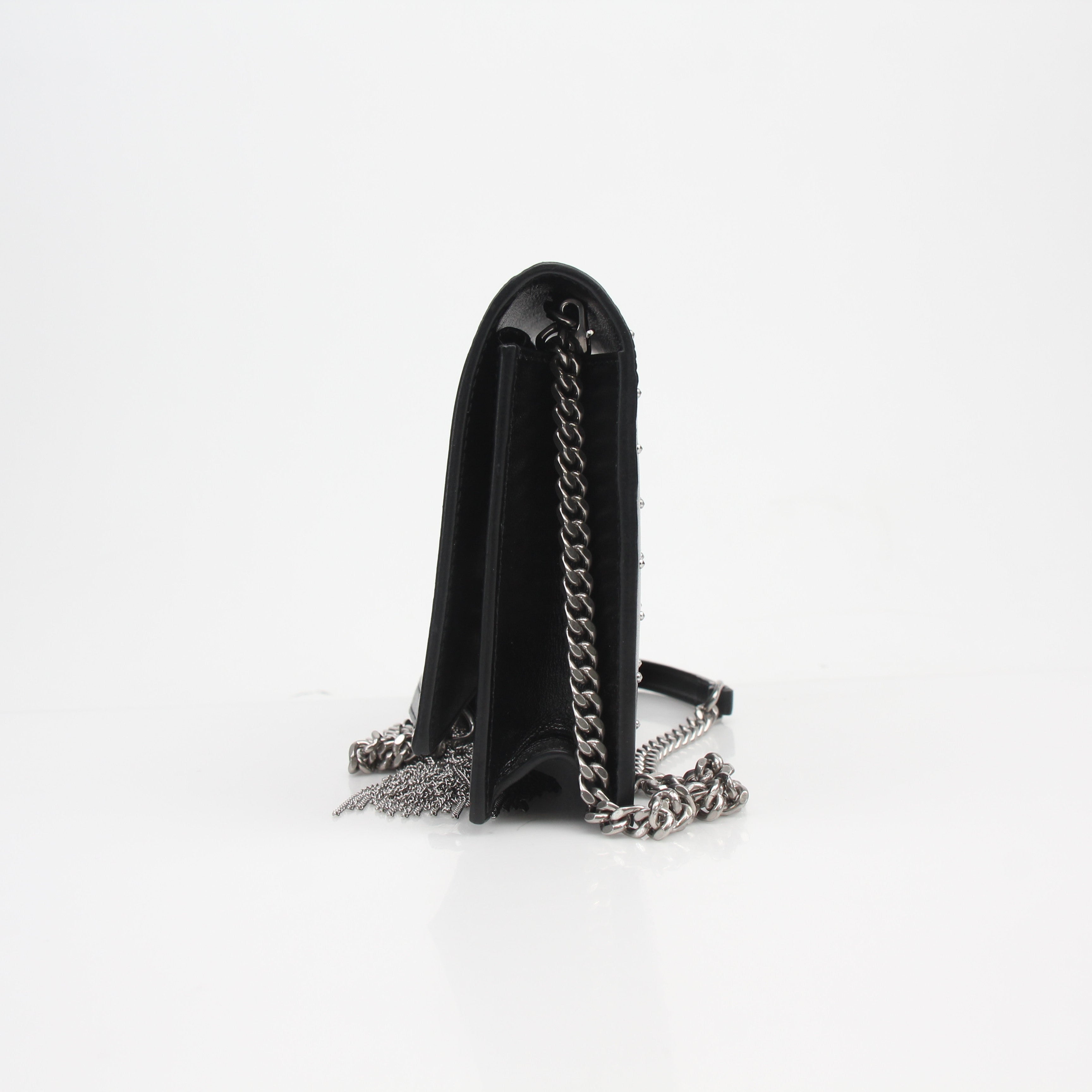 Saint Laurent Small Kate Tassel Studded Leather Crossbody Bag