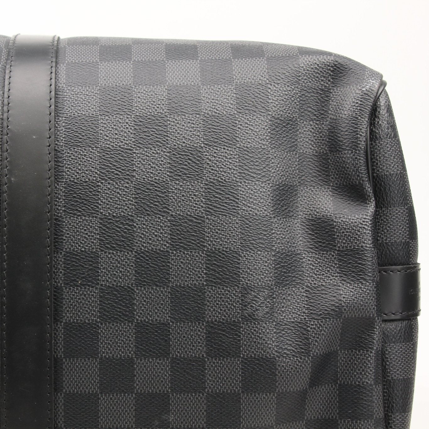 Louis Vuitton Keepall 45 Bandoulière duffle bag in classic monogram canvas, designed for travel with shoulder strap and spacious interior.