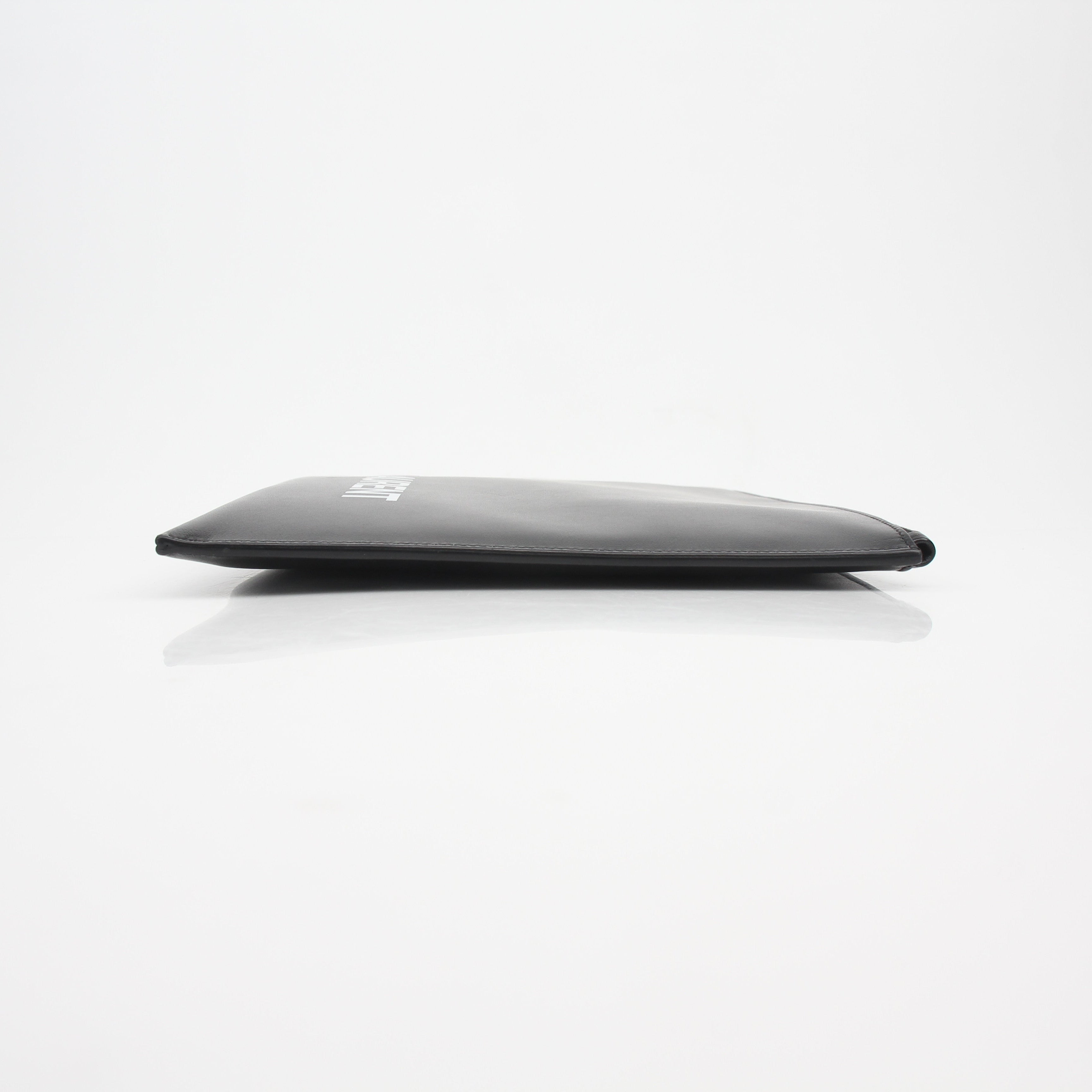 Saint Laurent Logo Leather Clutch