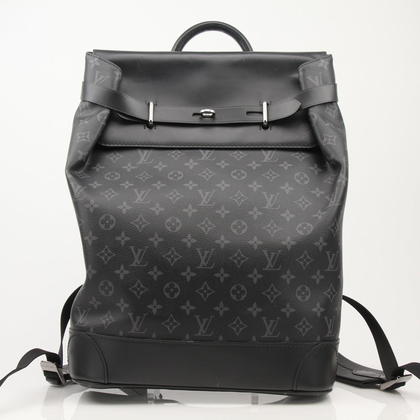 Louis Vuitton Steamer Backpack by Gold & Beyond, stylish travel bag with leather accents and spacious main compartment.