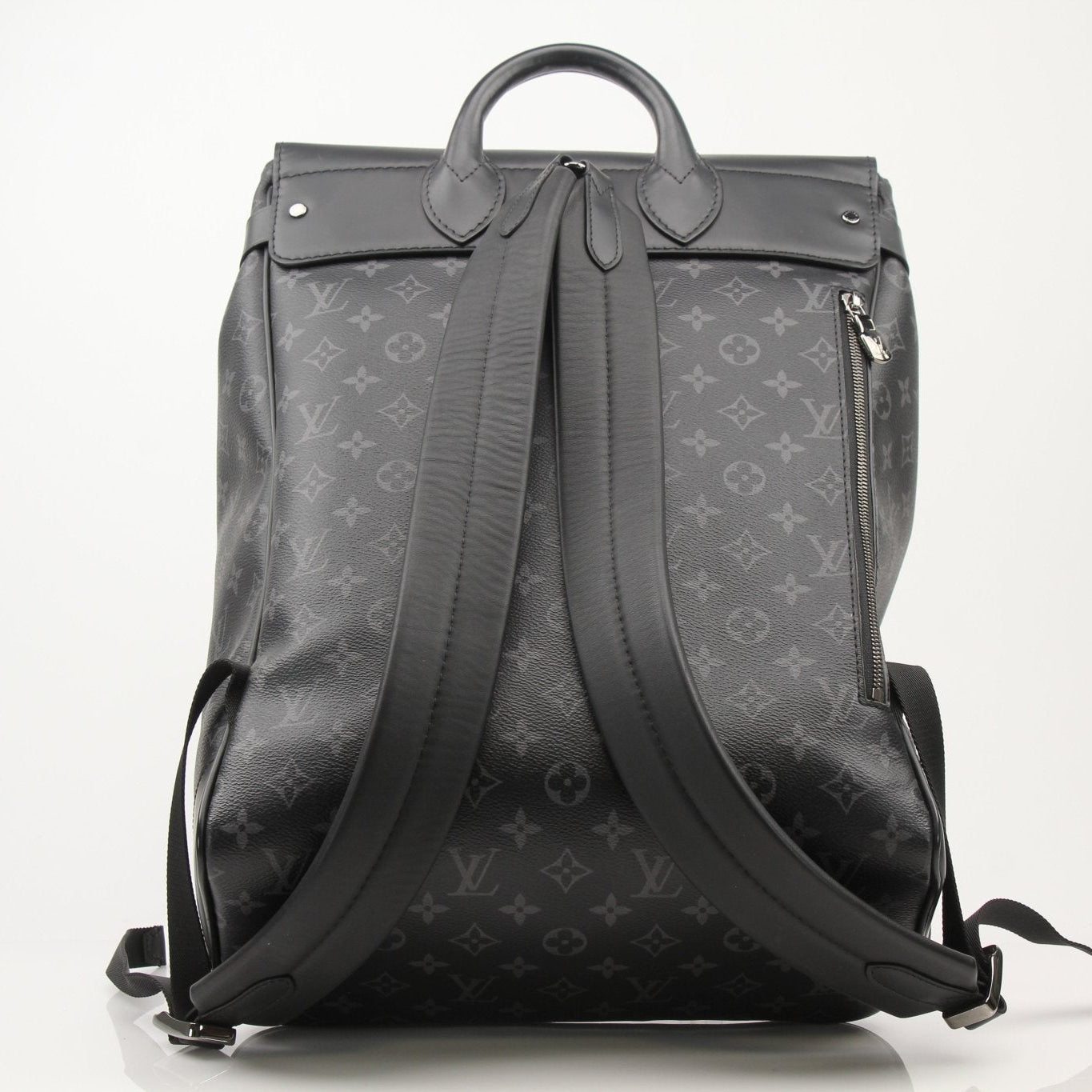 Louis Vuitton Steamer Backpack from Gold & Beyond, stylish travel bag with leather accents and multiple compartments.