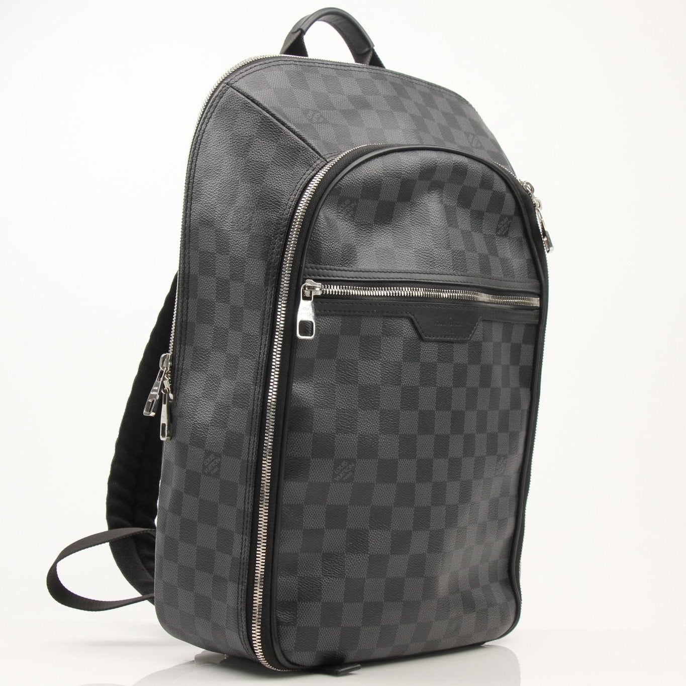 Louis Vuitton Michael Backpack from Gold & Beyond, stylish travel bag with leather accents and adjustable straps.