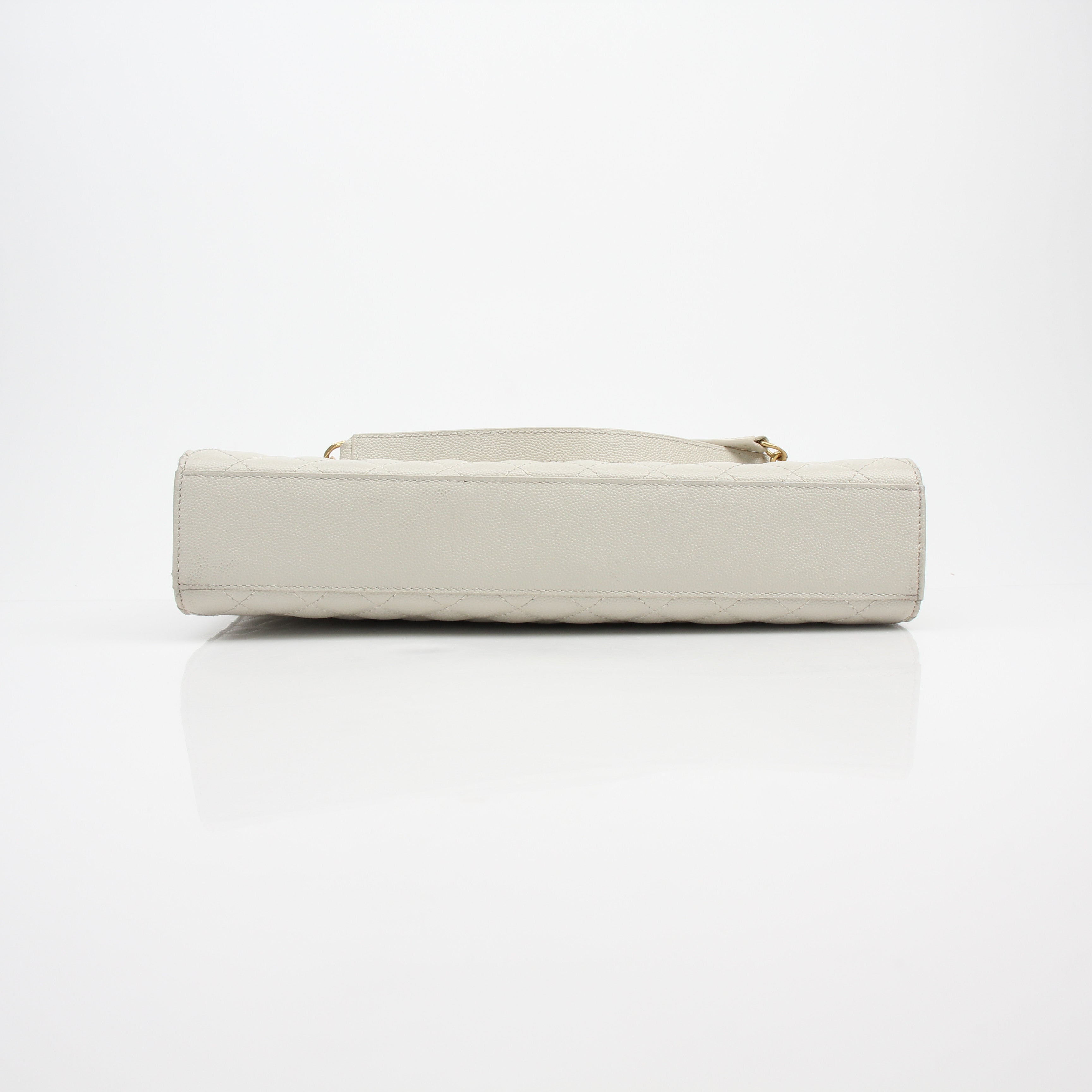 Saint Laurent Classic Monogram Large Envelope Satchel
