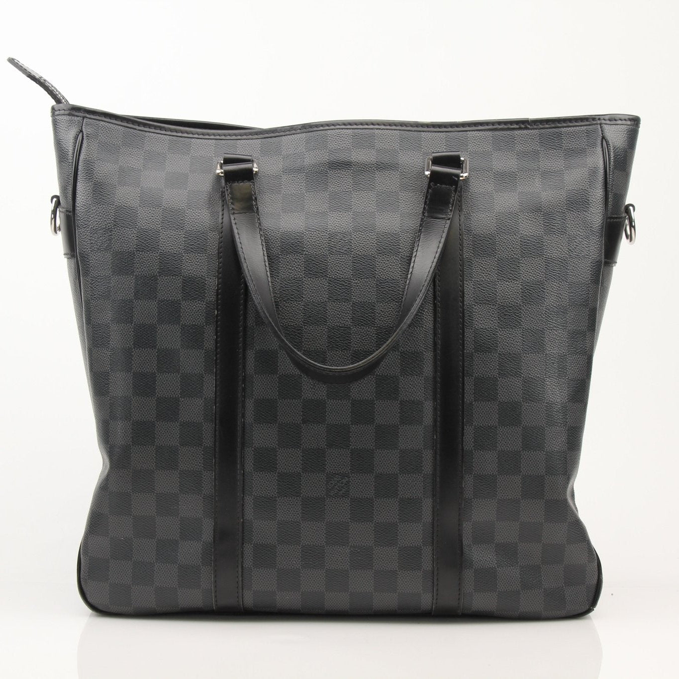Louis Vuitton Tada Tote travel bag by Gold & Beyond, showcasing sleek design and spacious interior for stylish travel accessories.