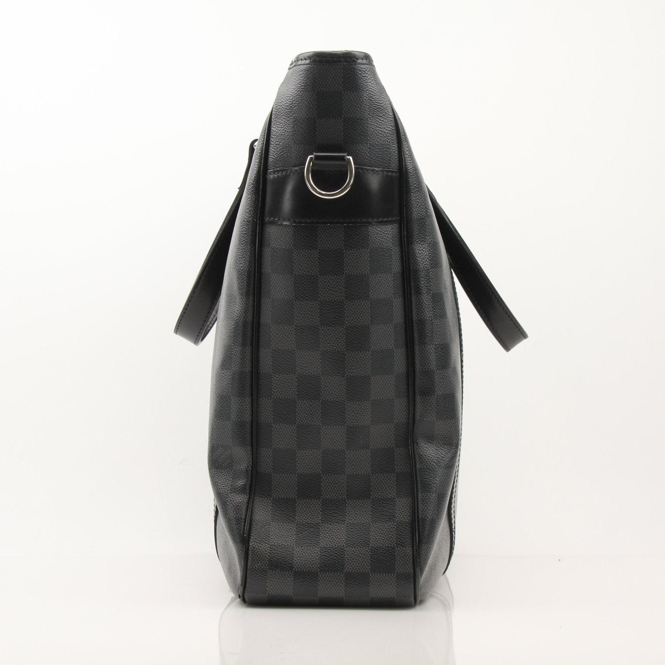 Louis Vuitton Tada Tote travel bag by Gold & Beyond, showcasing sleek design with leather handles and spacious interior.