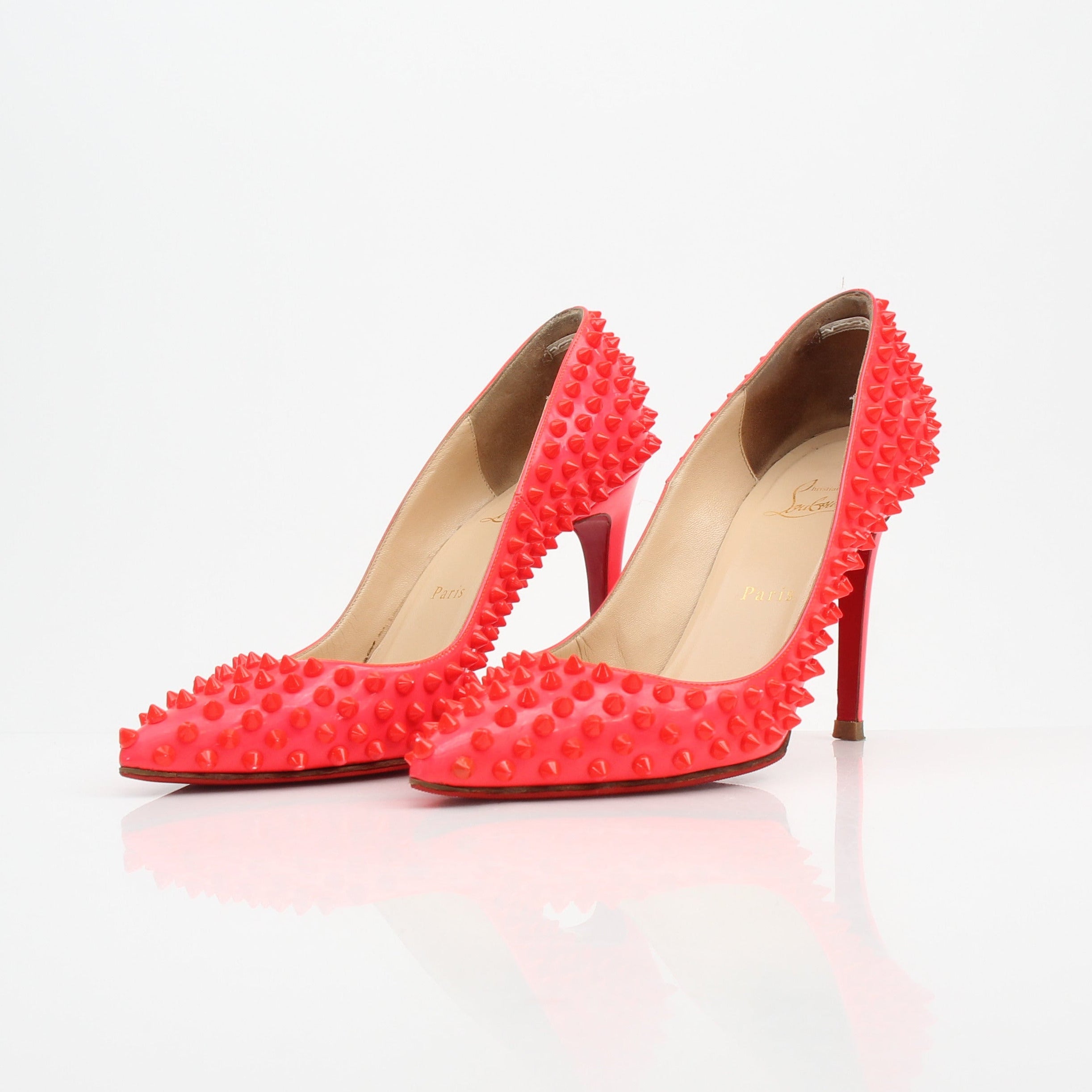 Christian Louboutin So Kate Spiked Patent Leather Heels