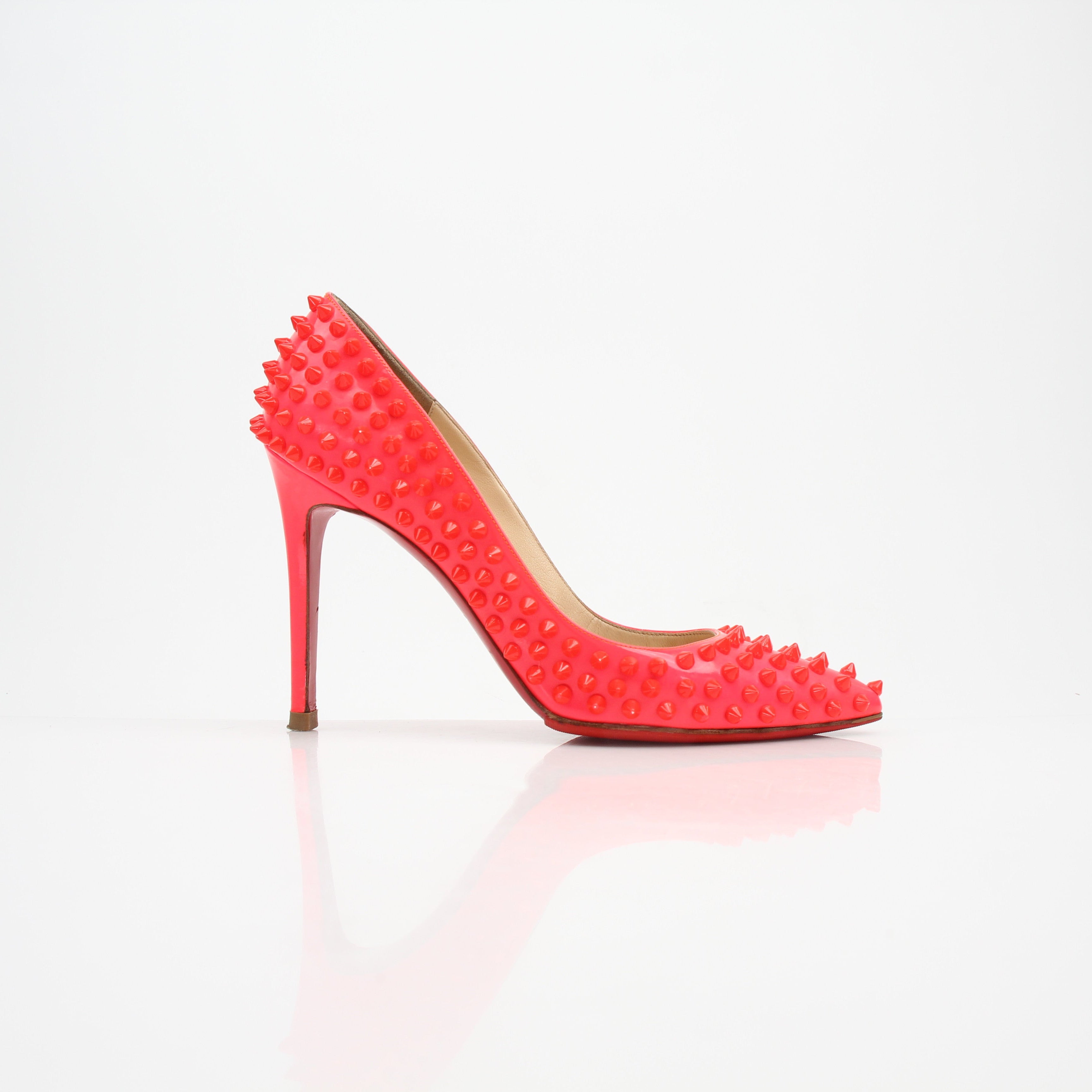 Christian Louboutin So Kate Spiked Patent Leather Heels