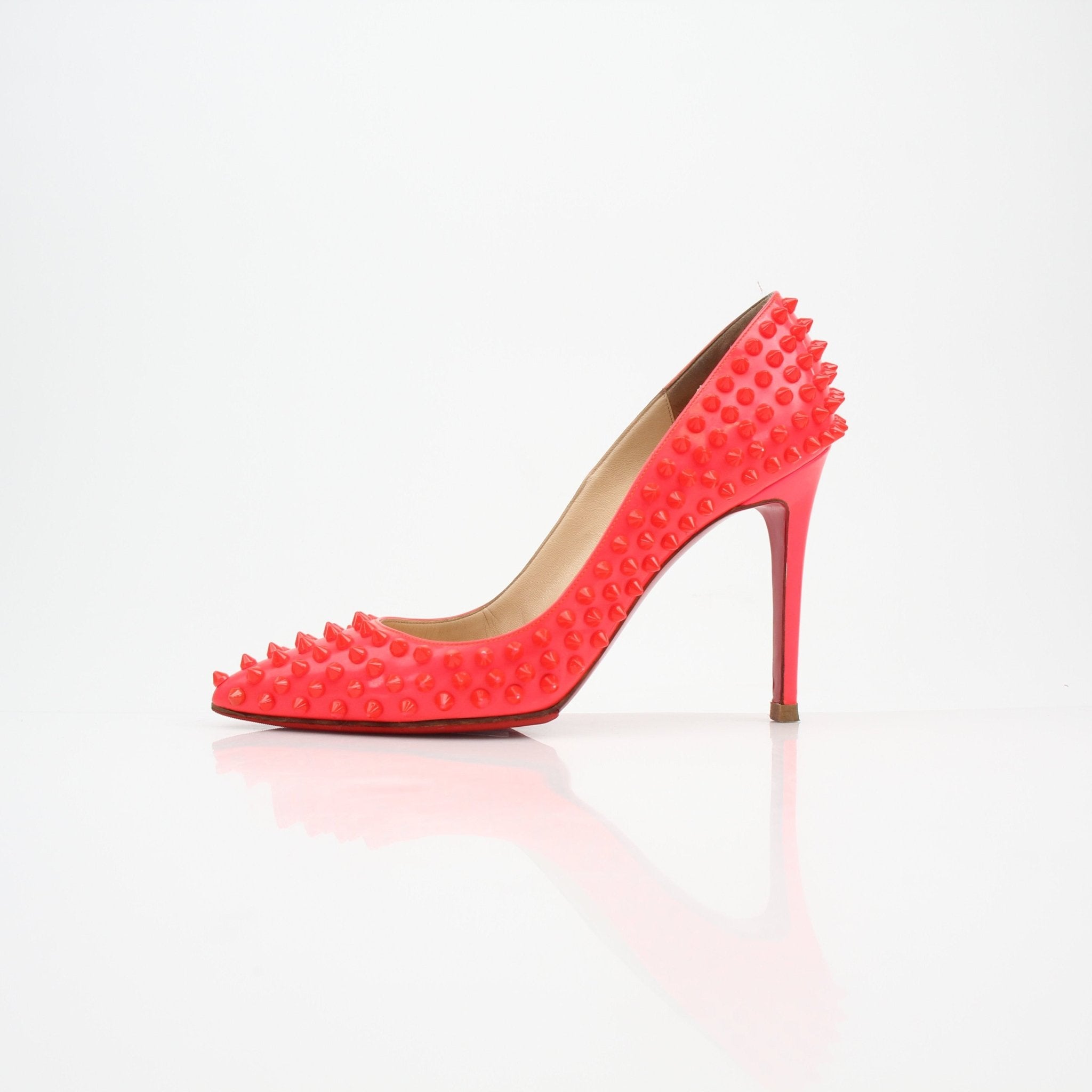 Christian Louboutin So Kate Spiked Patent Leather Heels