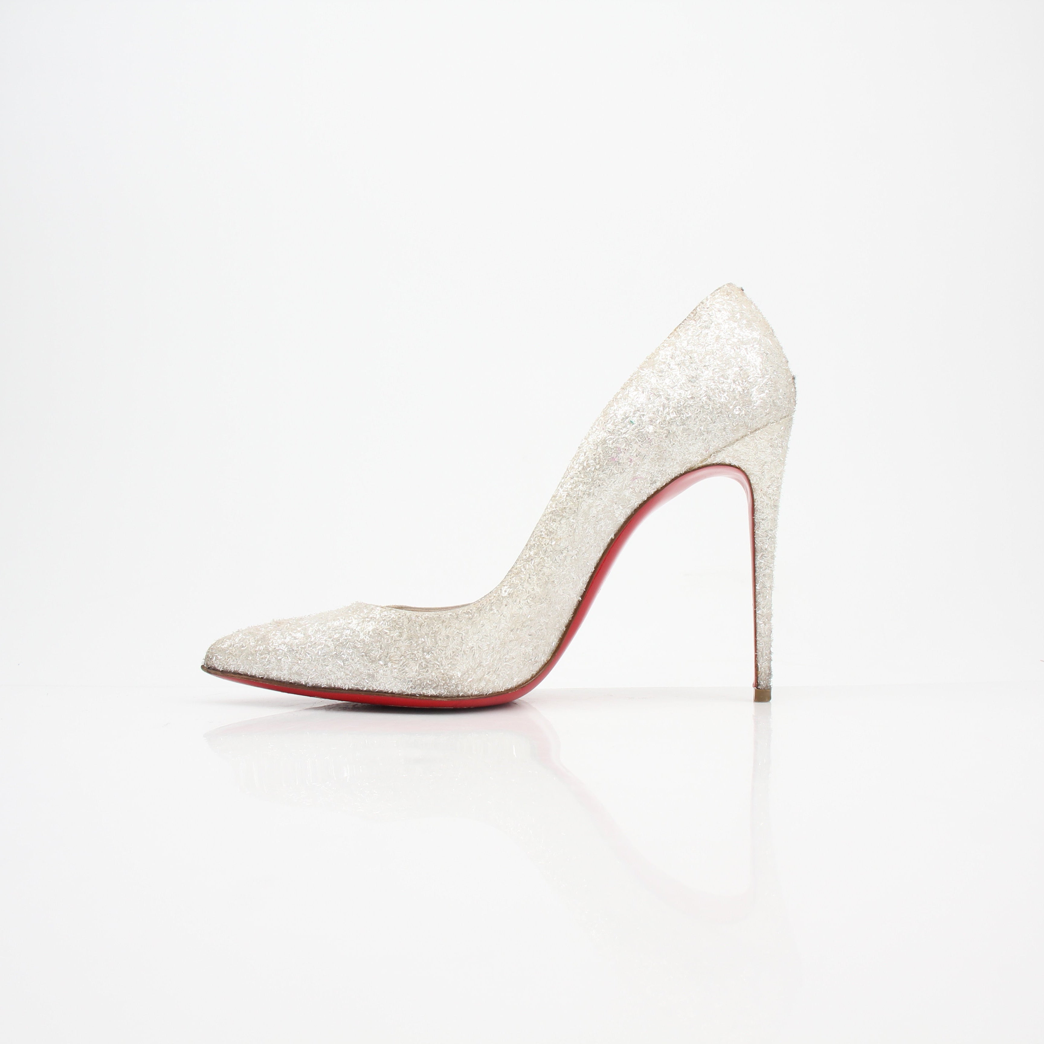 Christian Louboutin Pigalle Follies Givre Glitter Heels