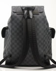 Louis Vuitton Christopher backpack for travel, featuring signature monogram canvas and leather accents, designed for stylish convenience.