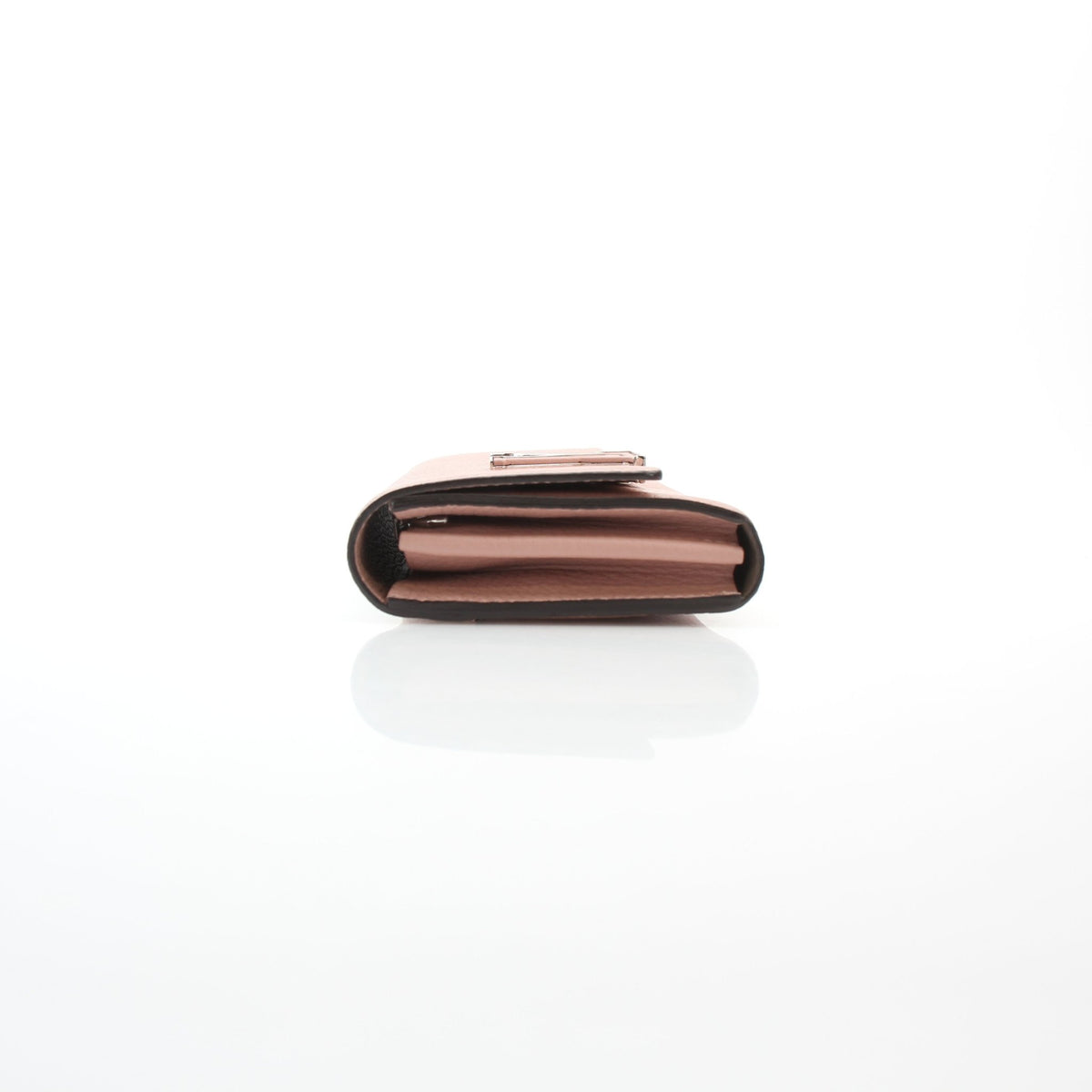 Gold & Beyond Louis Vuitton Light Pink Taurillon Leather Capucines wallet handbag with flap closure