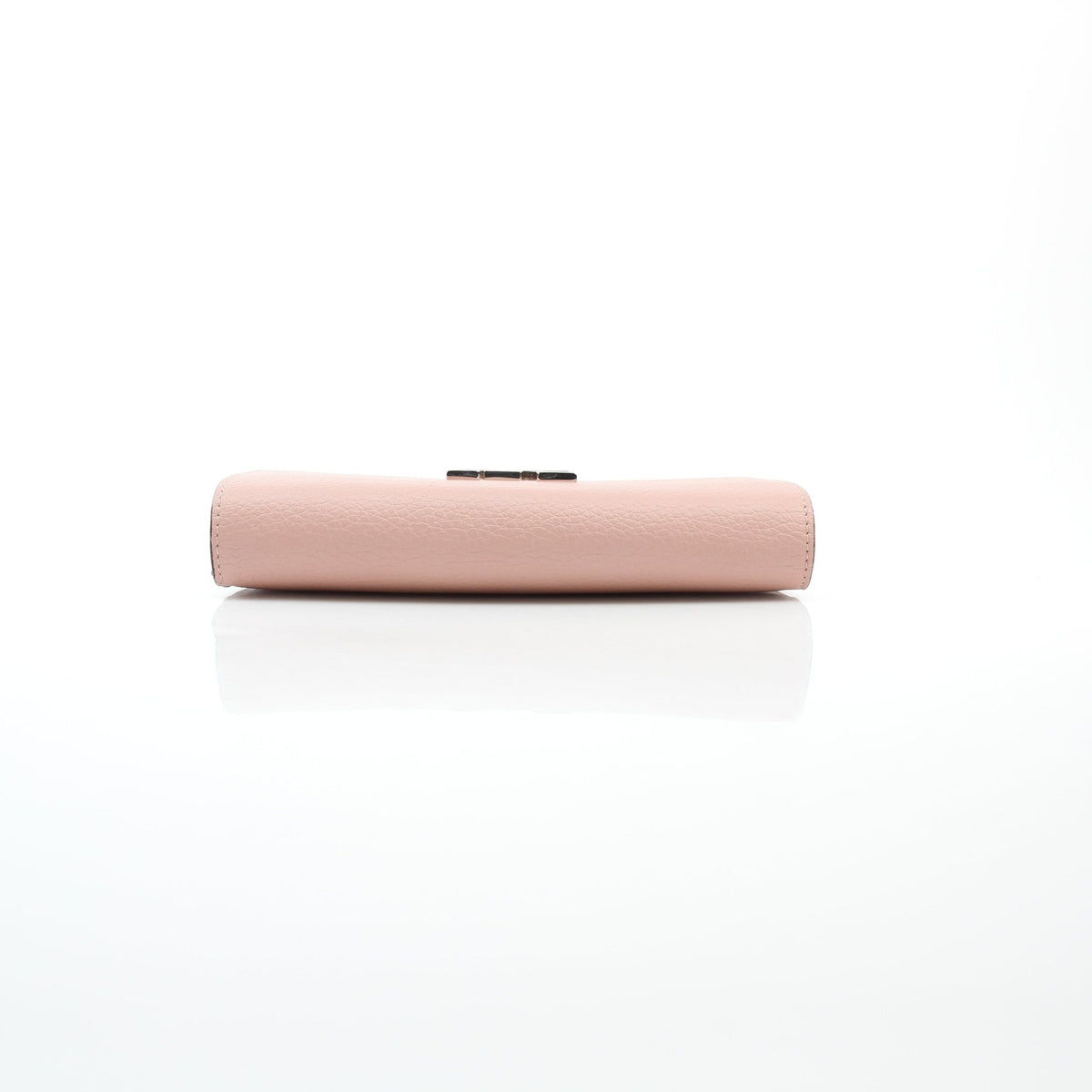 Gold & Beyond light pink Taurillon leather Capucines wallet by Louis Vuitton, front view