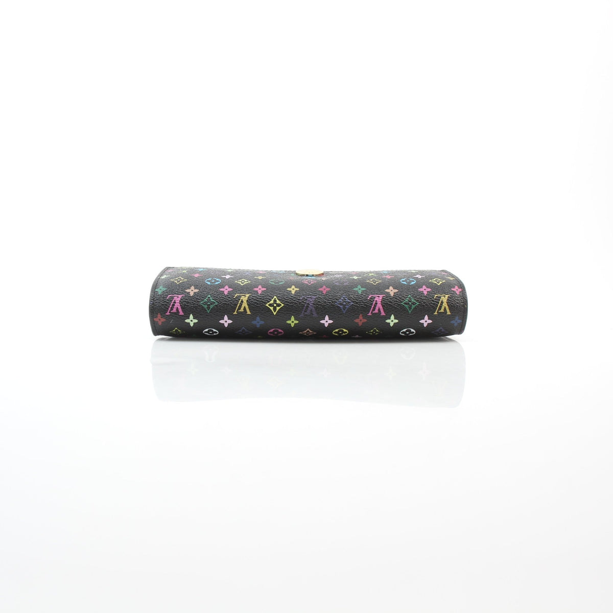 Louis Vuitton x Takashi Murakami Black Monogram Multicolore Sarah Wallet by Gold & Beyond