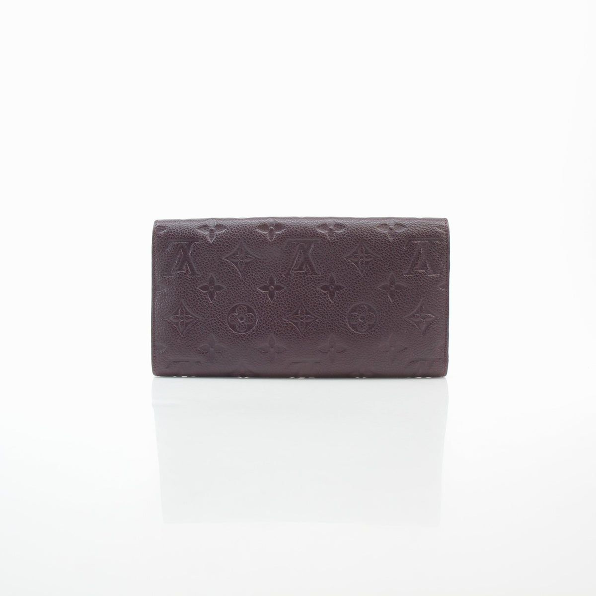 Louis Vuitton Monogram Empreinte Marie-Lou Wallet in burgundy, by Gold & Beyond