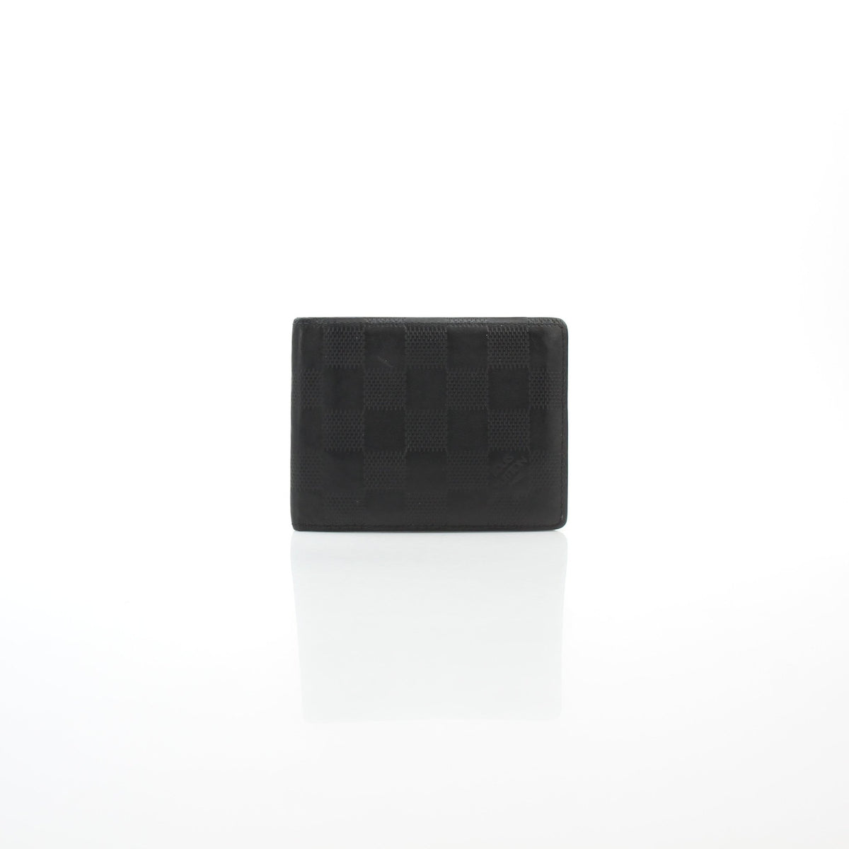 Black Louis Vuitton Damier Infini leather Multiple wallet by Gold & Beyond