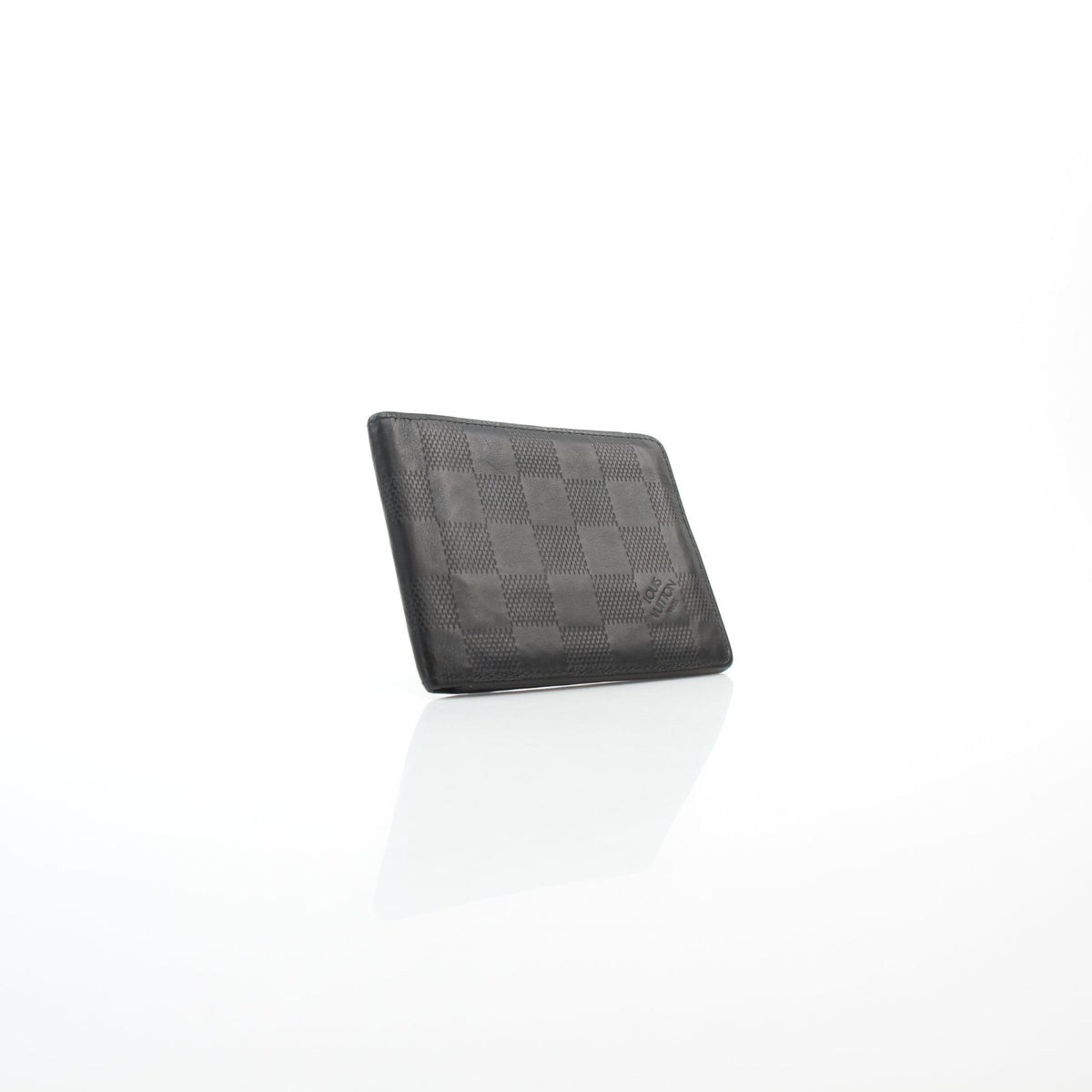 Black Louis Vuitton Damier Infini leather Multiple wallet by Gold & Beyond