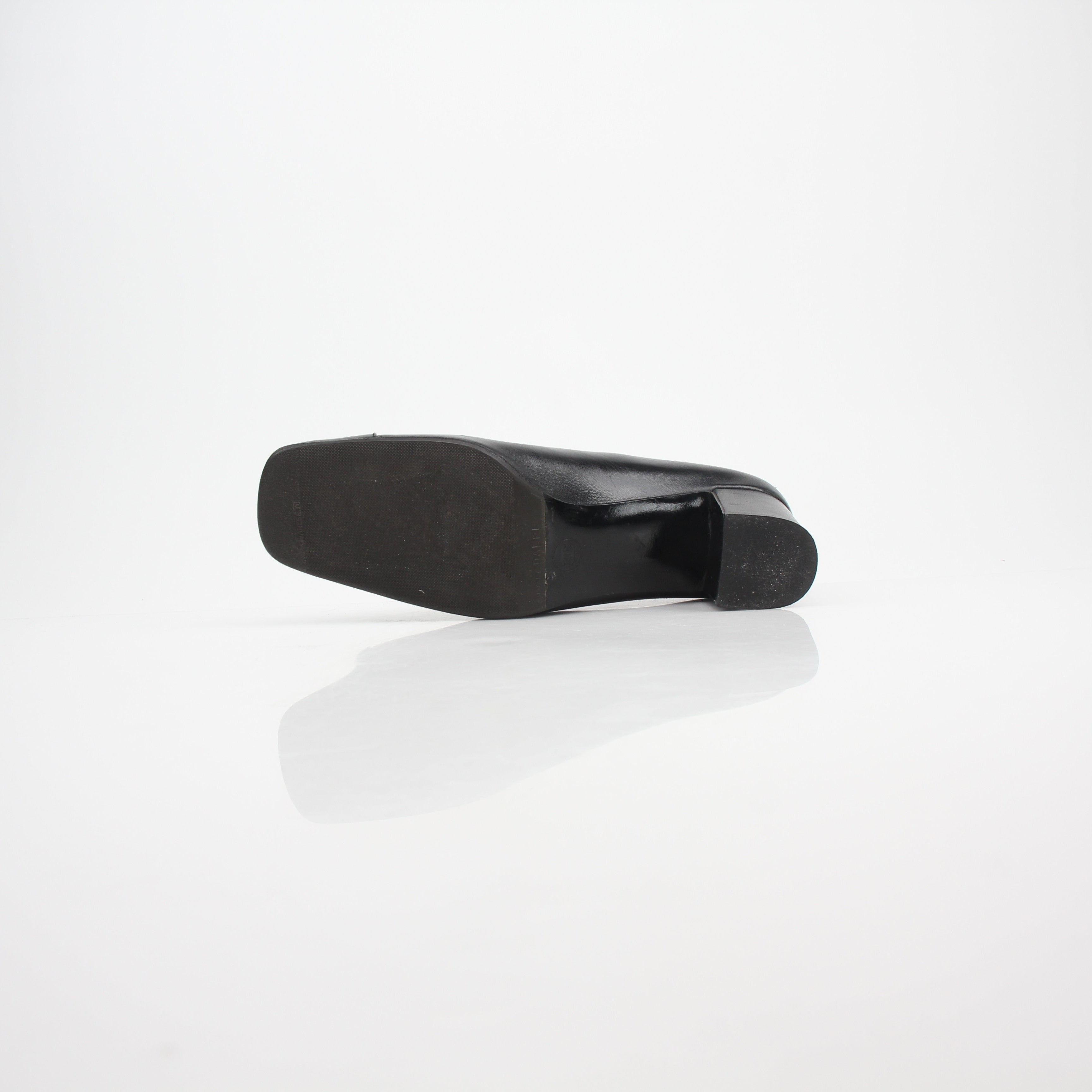 Chanel Cap Toe CC Block Heel Pumps