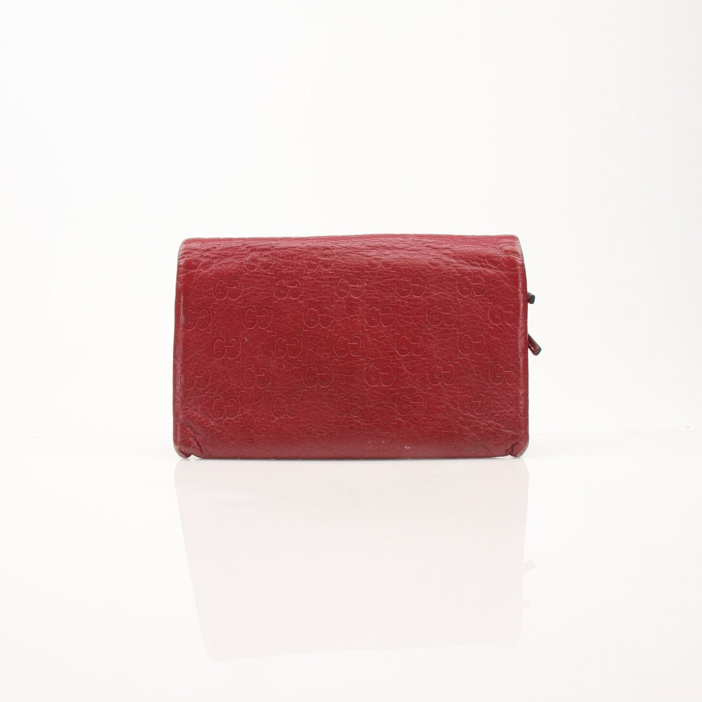 Gucci Guccissima Continental wallet by Gold & Beyond showing the signature monogram leather and gold-tone hardware.