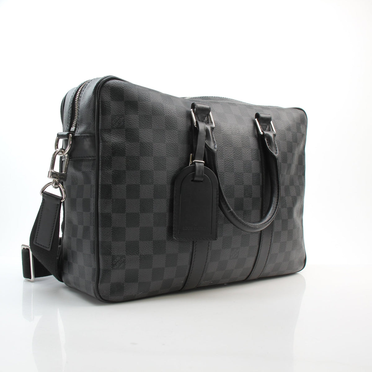 Louis Vuitton Damier Graphite Porte-Documents Voyage PM briefcase in travel bag style