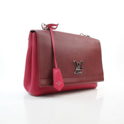 Louis Vuitton Lockme II two-tone Taurillon leather flap satchel handbag by Gold & Beyond