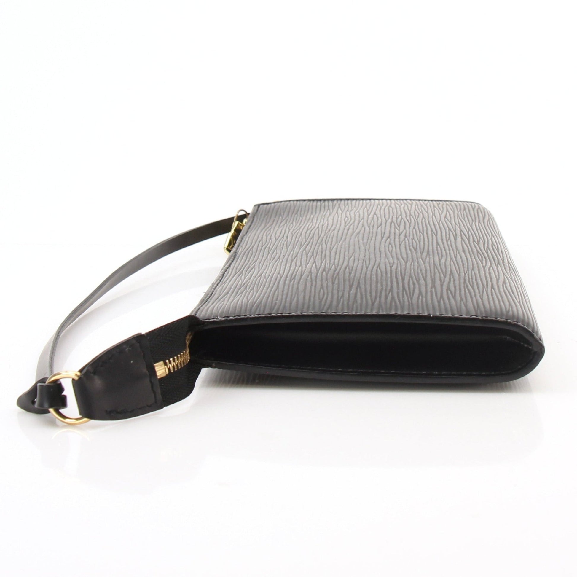 Louis Vuitton Pochette handbag by Gold & Beyond, featuring a stylish design with leather details and gold accents.