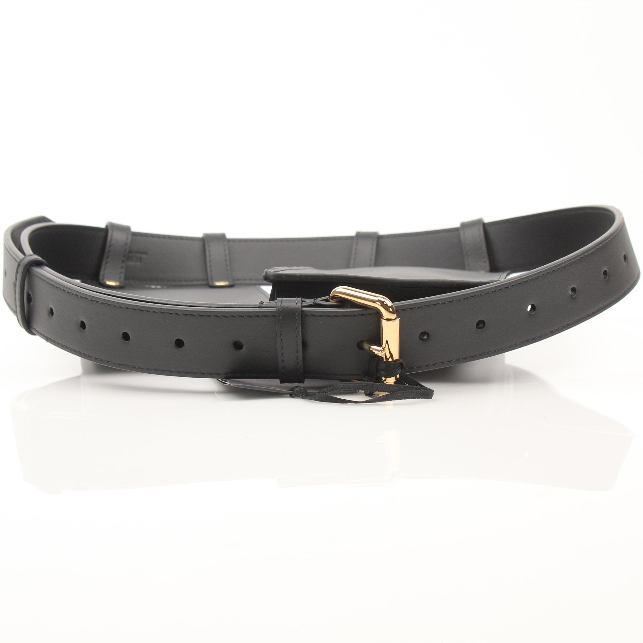 Gold & Beyond Fendi Double Pouch Belt Bag handbag with dual pouches and adjustable belt strap, stylish and compact accessory