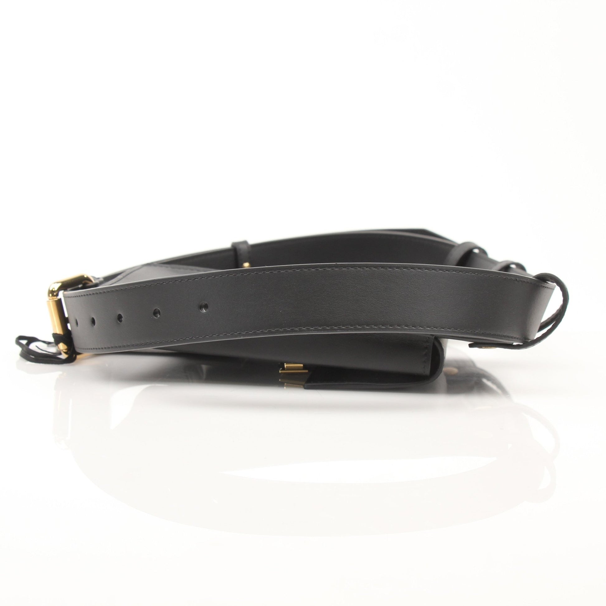 Gold & Beyond Fendi Double Pouch Belt Bag handbag with dual pouches and adjustable belt strap, stylish accessory for everyday wear.