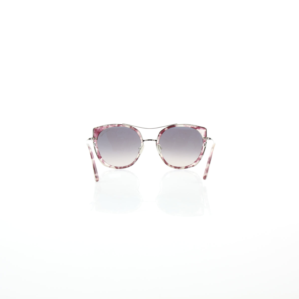 Tom Ford Joey TF760 56T lilac Havana cat-eye sunglasses with gradient lenses