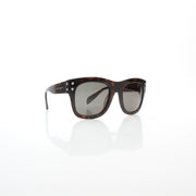 Alexander McQueen AM0050S 002 tortoiseshell acetate retro wayfarer sunglasses