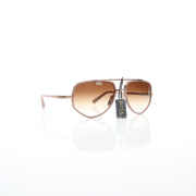 DITA Mach-X geometric aviator sunglasses in Twilight Mauve with rose gold frame by Gold & Beyond