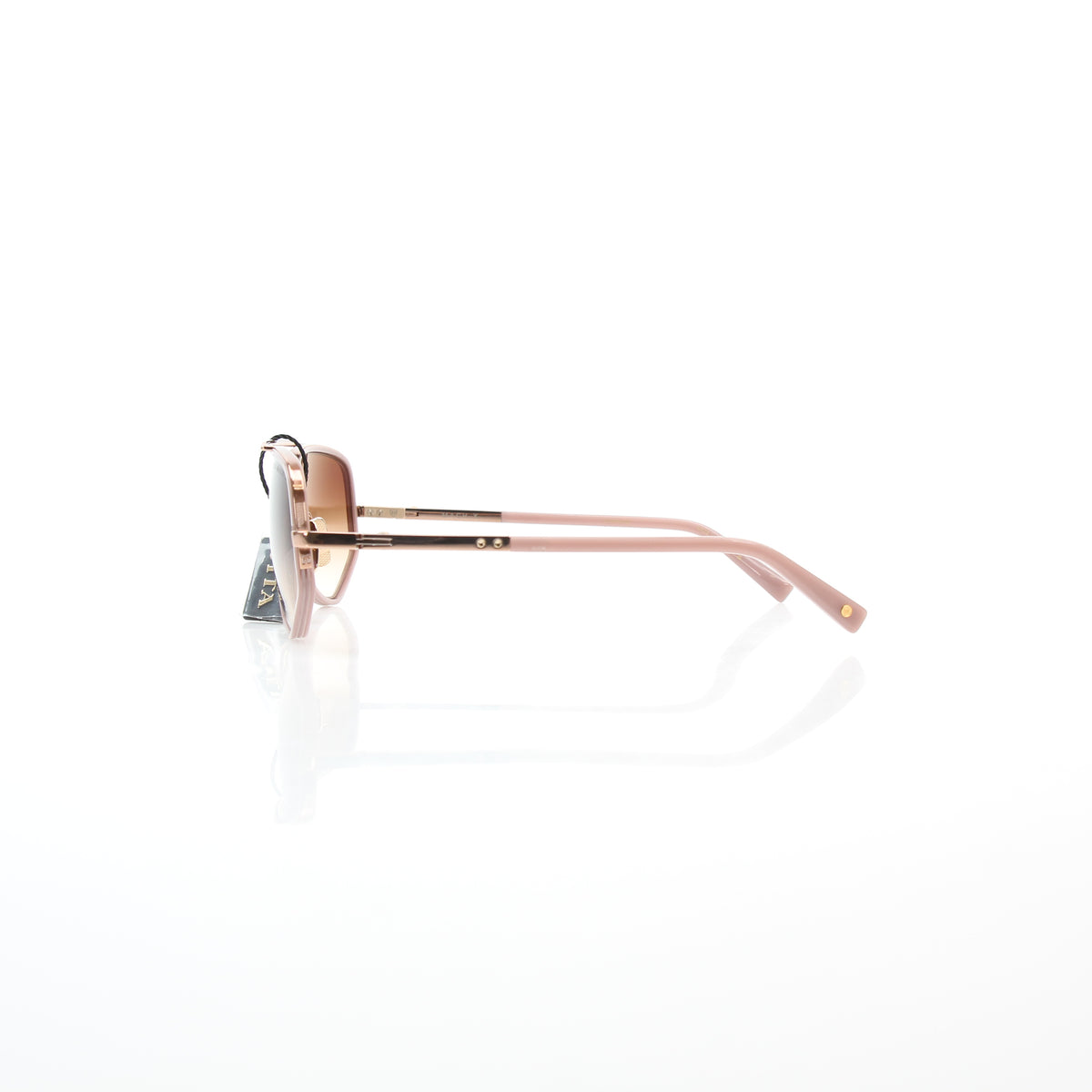 DITA Mach-X DTS463-A-02 Twilight Mauve rose gold geometric aviator sunglasses by Gold & Beyond