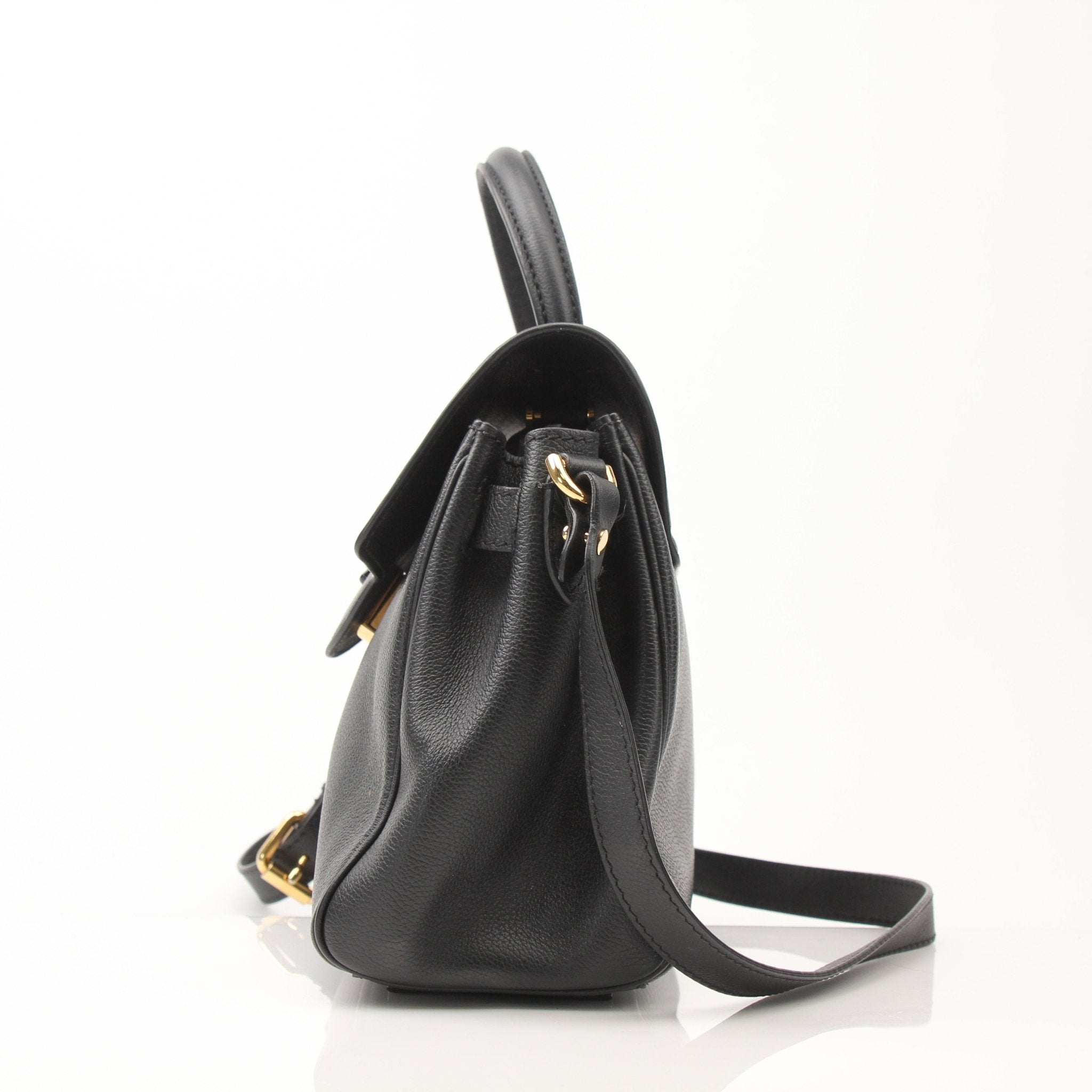 Gold & Beyond Versace La Medusa handbag with gold accents and signature Medusa logo, stylish leather shoulder bag.