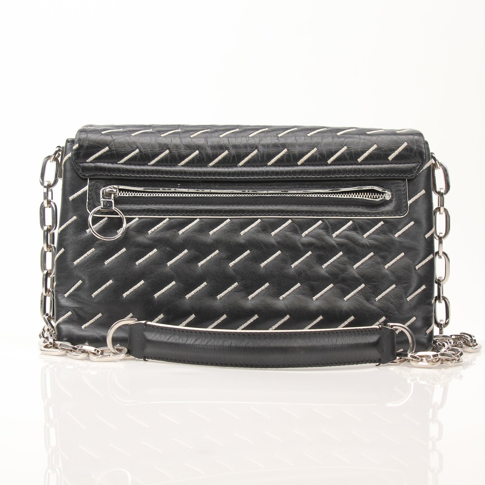 Versace Medium Ryder shoulder handbag by Gold & Beyond, featuring smooth leather, gold hardware, and stylish design.