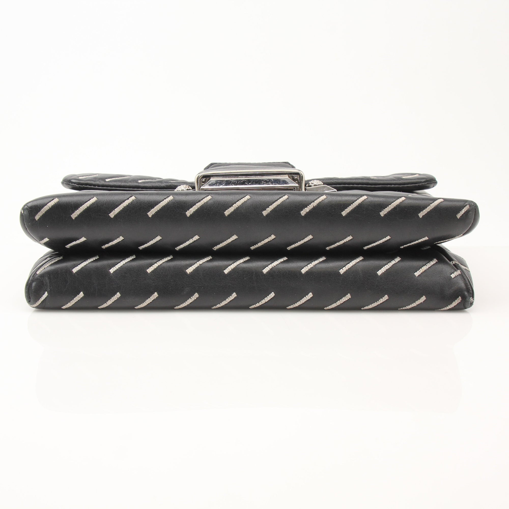 Gold & Beyond Versace Medium Ryder Shoulder Bag handbag with gold hardware and signature Medusa detail, stylish and elegant accessory.