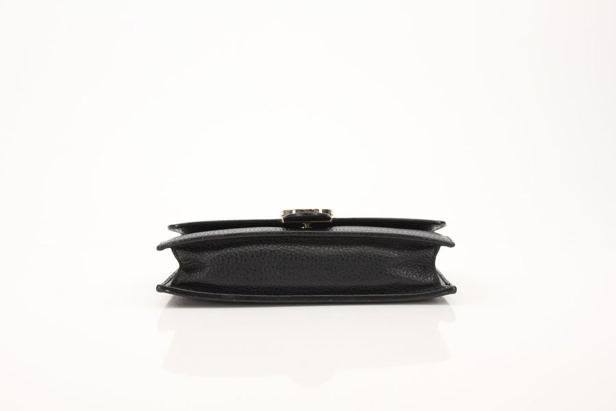 Gucci Black Pebbled Leather Betty Shoulder Bag