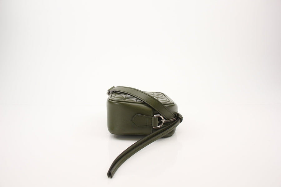 Gucci GG Marmont Green Matelassé Leather Camera Bag