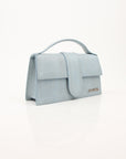 Jacquemus Le Grand Bambino Light Blue Embossed Leather Bag