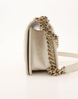 Chanel Medium Le Boy Shearling & Leather Shoulder Bag in Ivory