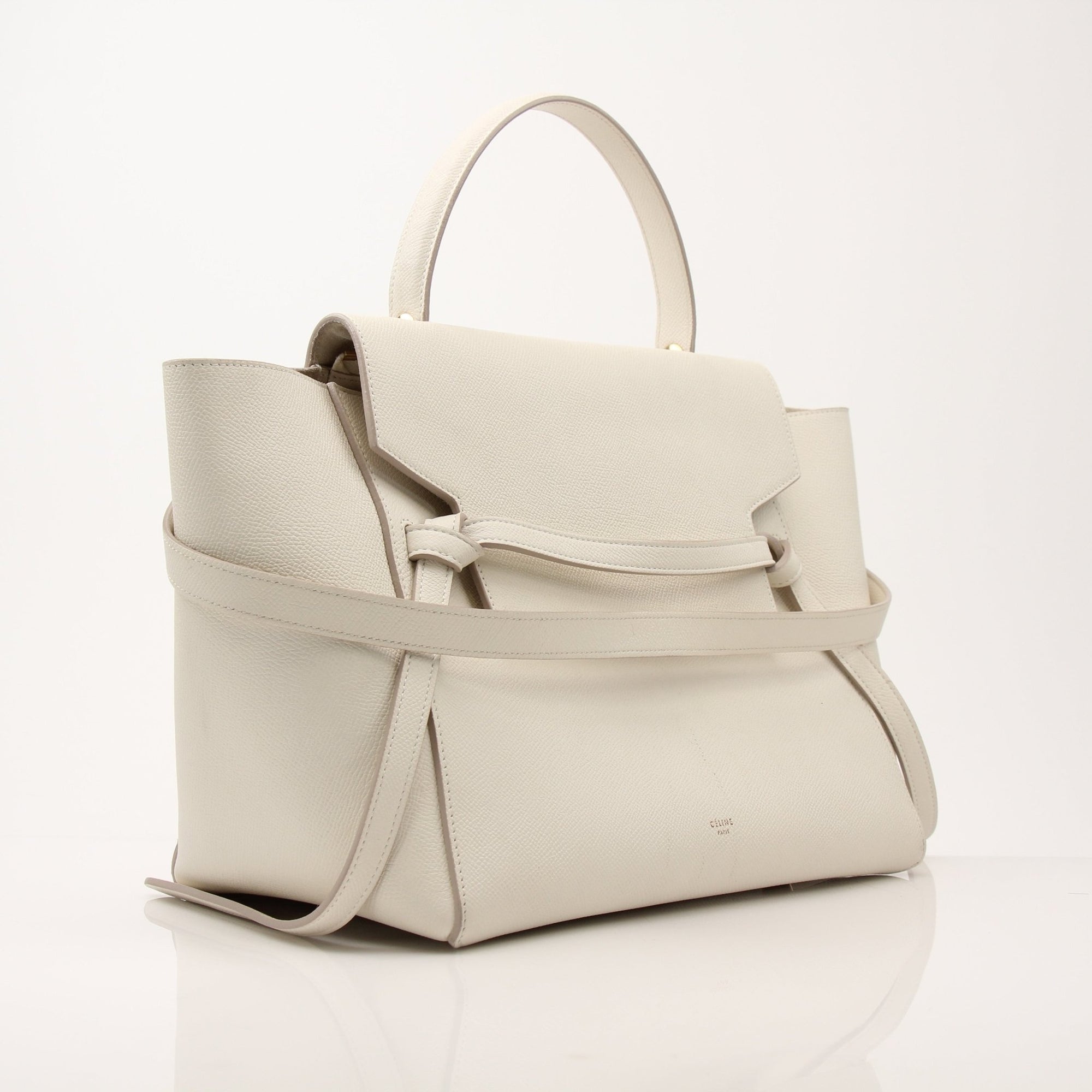 Gold & Beyond Celine Mini Belt Bag handbag with sleek design and adjustable strap, shown in the product image.