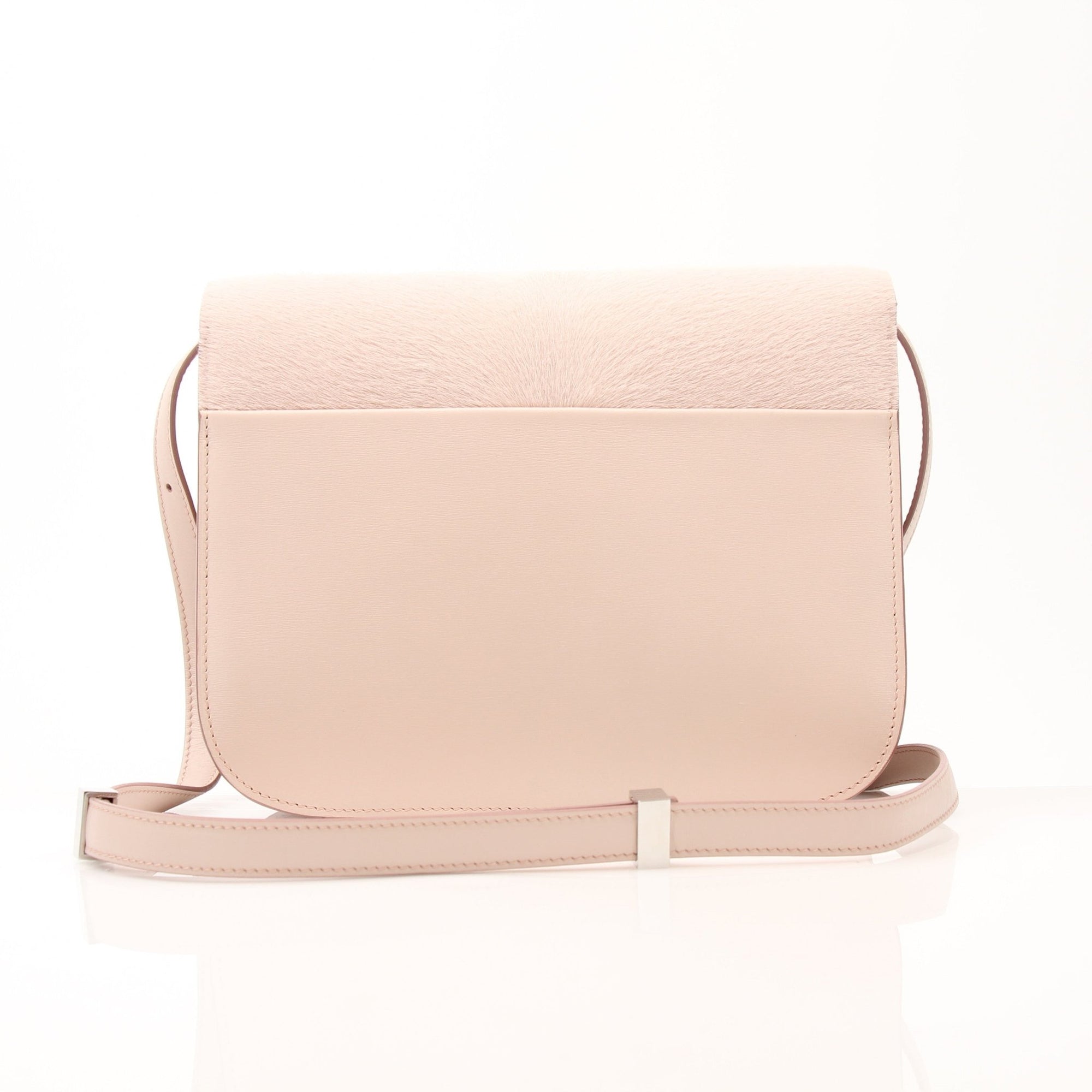 Gold & Beyond Celine Clasp Classic Shoulder Bag handbag with gold clasp, leather exterior, and adjustable shoulder strap.